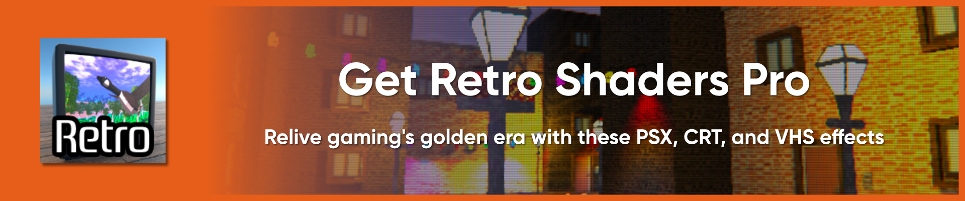 Retro Shaders banner.