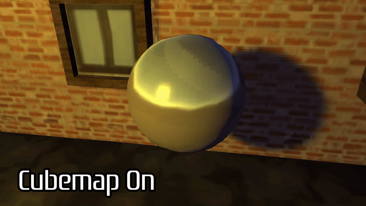 Specular lighting and cubemap reflections.
