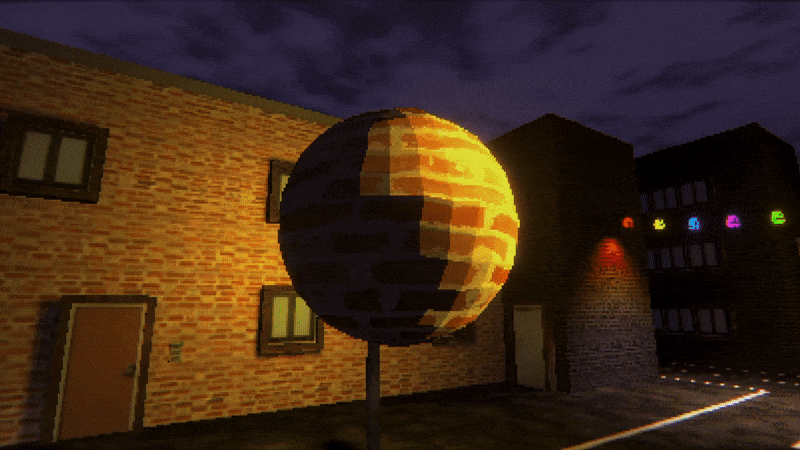 Toggleable flat shading.