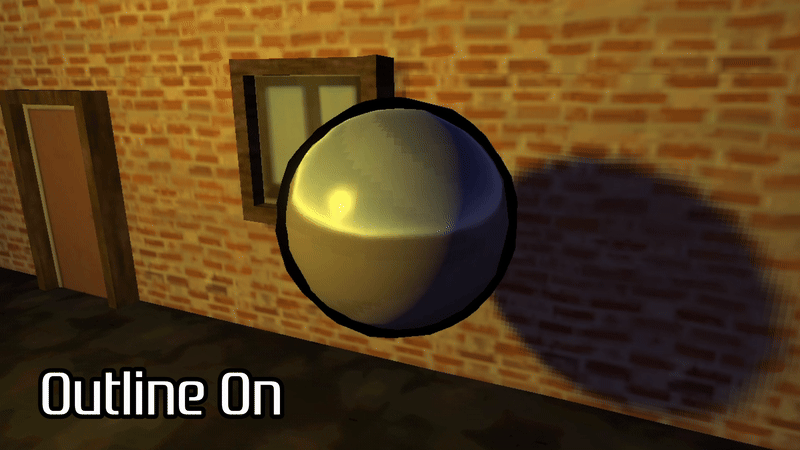 Inverted hull outlines.