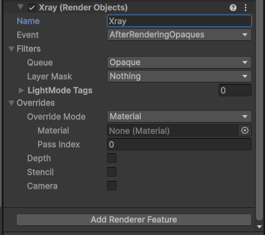 The powerful Render Objects Renderer Feature.