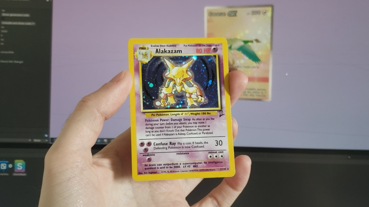 Cosmos holofoil pattern.