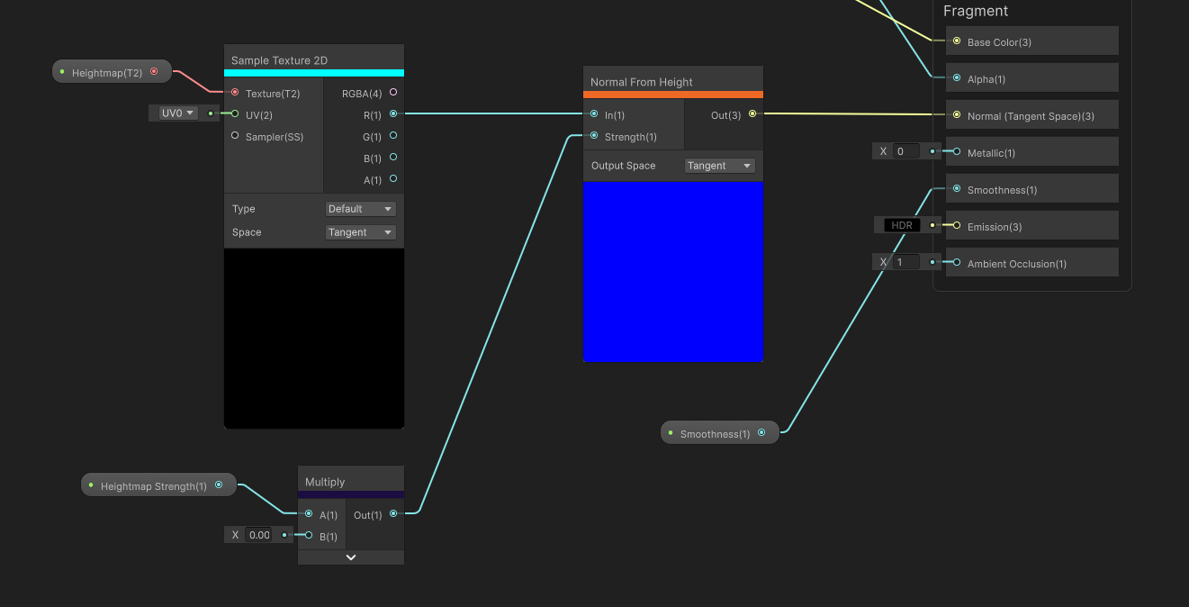 Adding a heightmap to the cards.