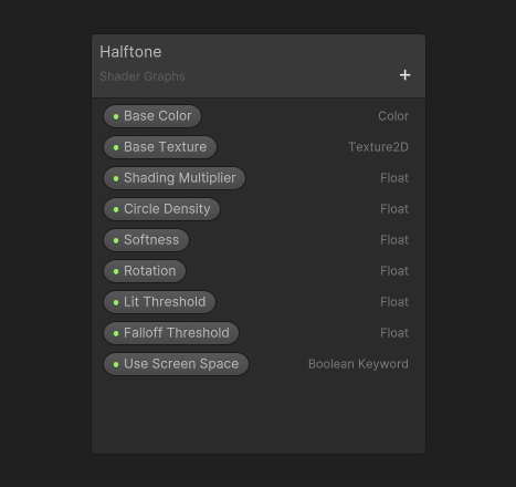 Halftone Properties.