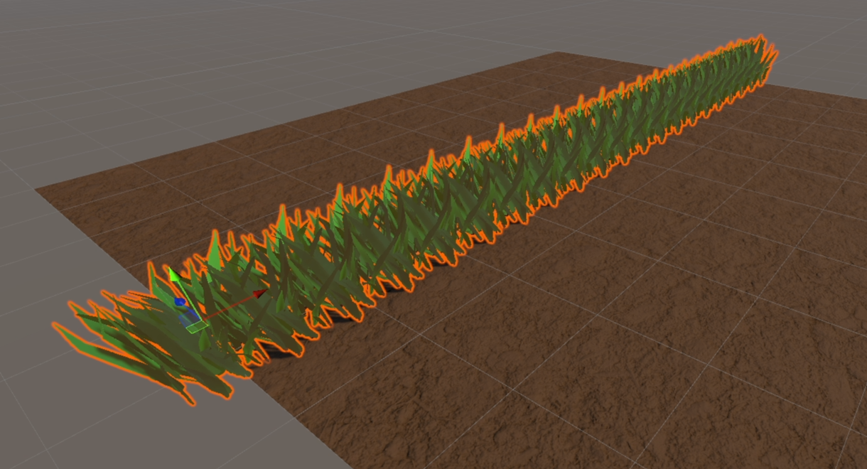 Linear position distribution.