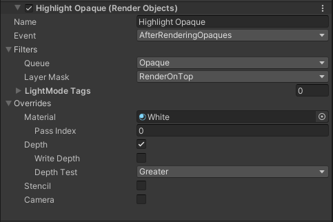 This Renderer Feature will highlight objects behind walls.