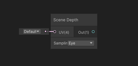 The Scene Depth node in Eye mode gets the previously rendered object distance.