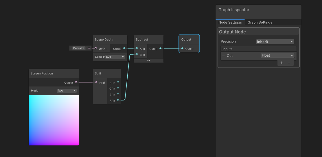 Configuring the subgraph output.
