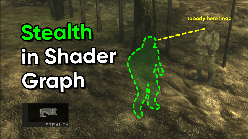 MGS Stealth Camo in Shader Graph